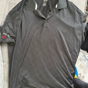 Men's Black adidas Polo Shirt